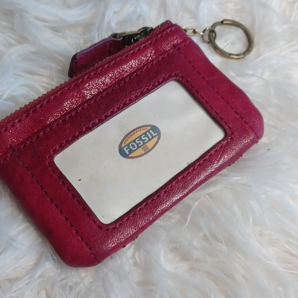 Fossil Lamb Leather ID HOLDER
